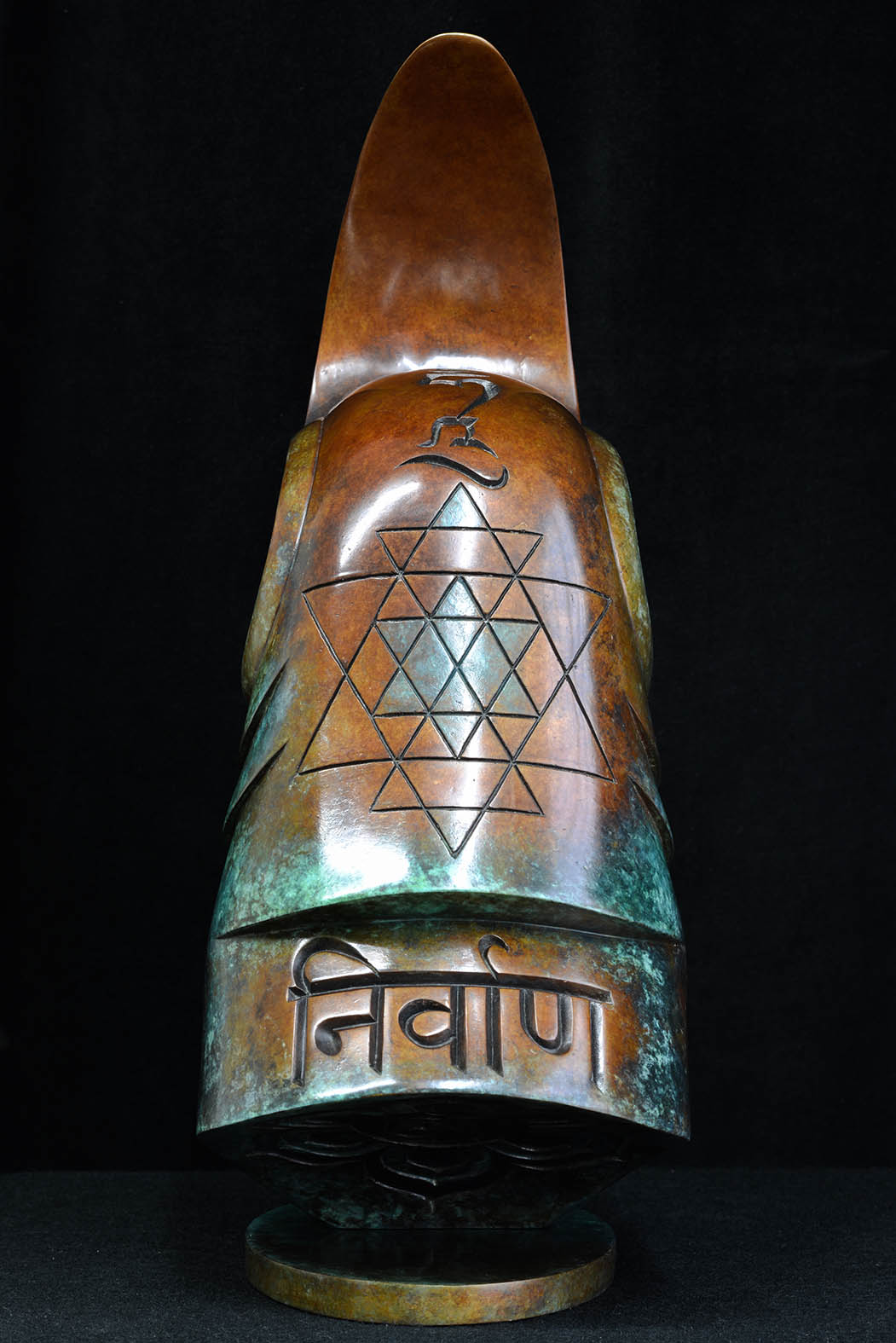 Bodhicitta Bronze sculpture by Andrew Thomas