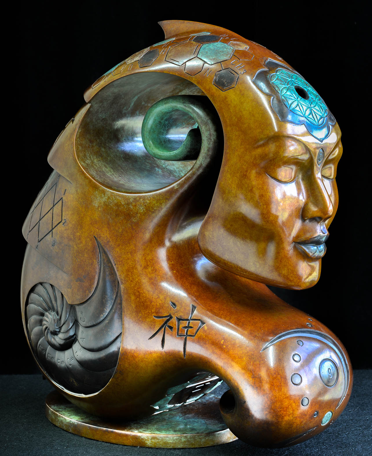 Bronze sculpture by Andrew Thomas