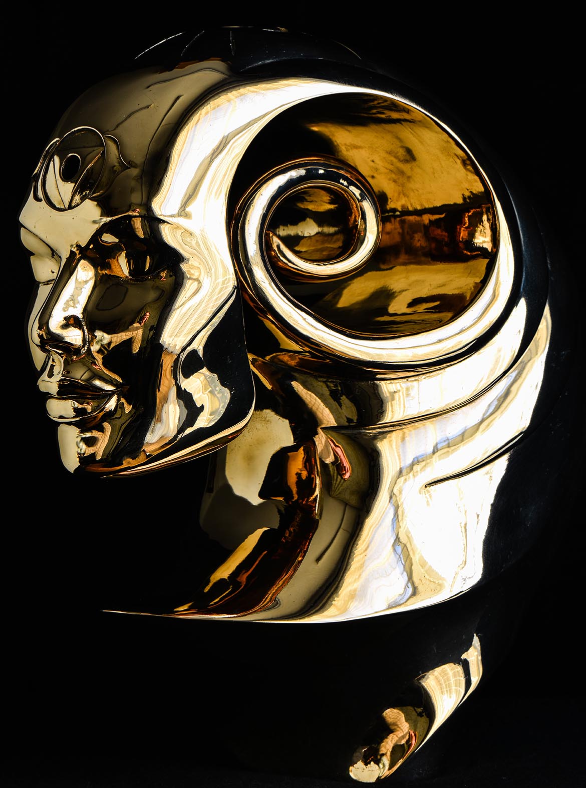 Samadhi Bronze sculpture by Andrew Thomas