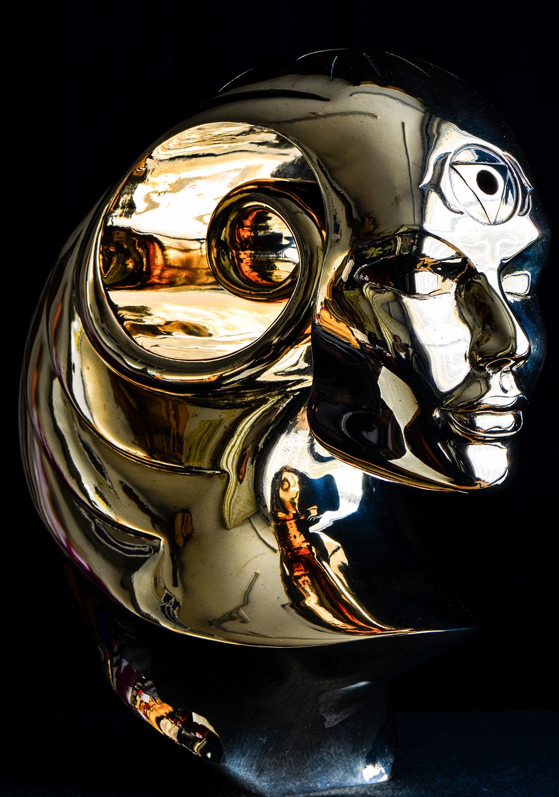 Samadhi Bronze sculpture by Andrew Thomas