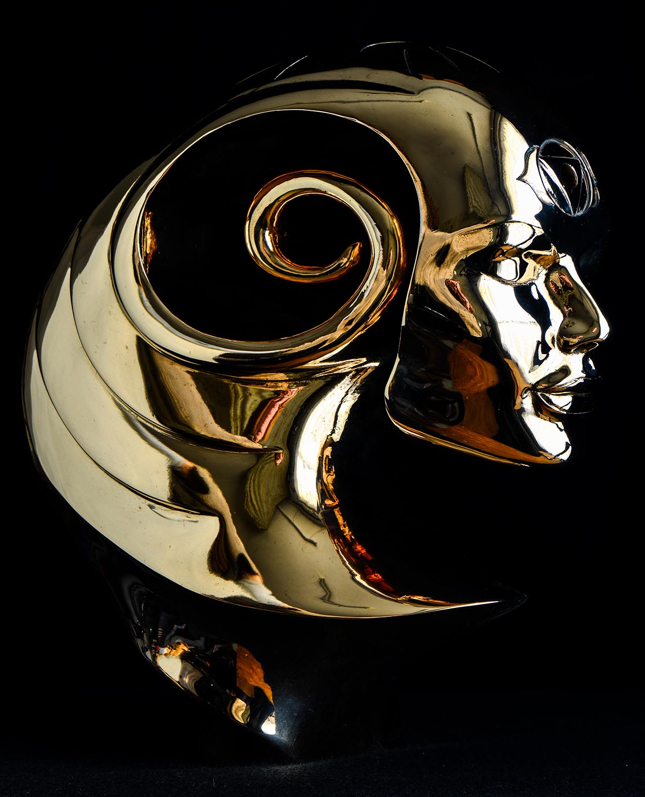 Samadhi Bronze sculpture by Andrew Thomas