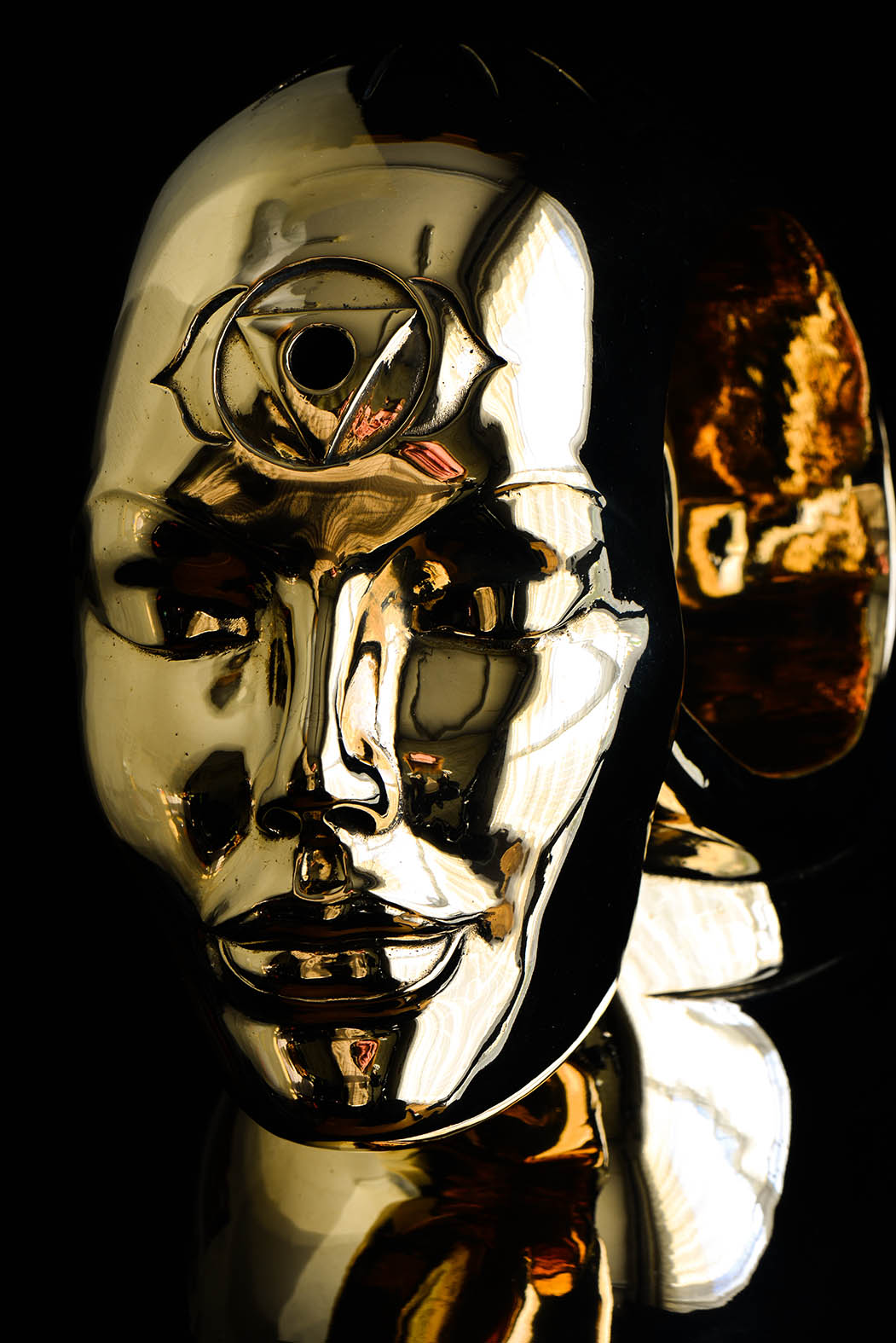Samadhi Bronze sculpture by Andrew Thomas