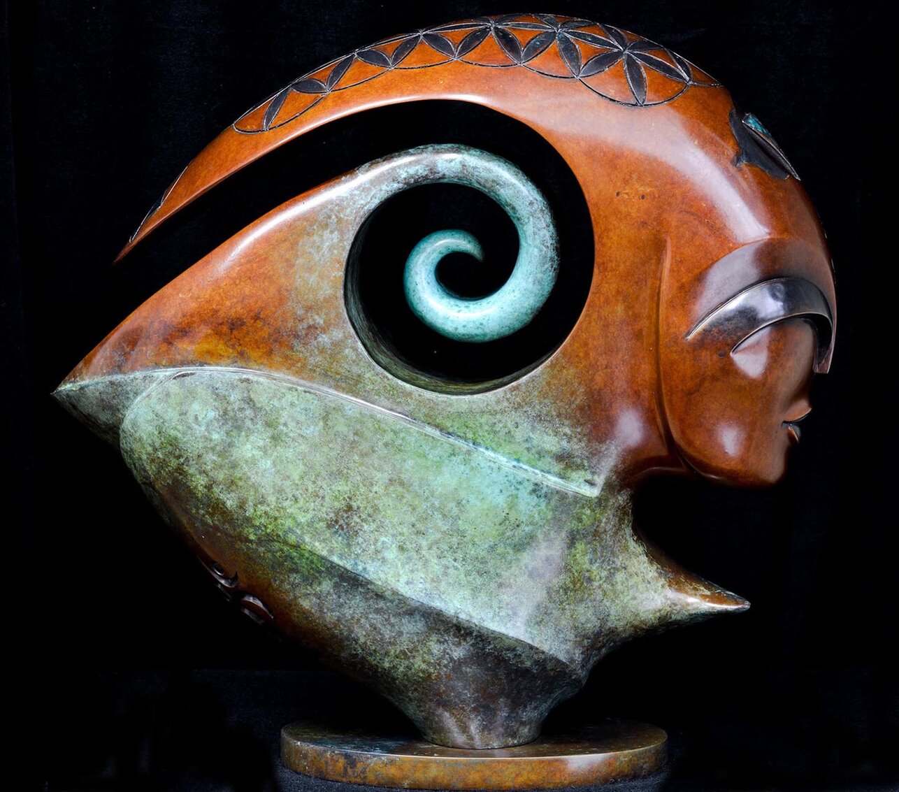 Lyra Bronze sculpture by Andrew Thomas