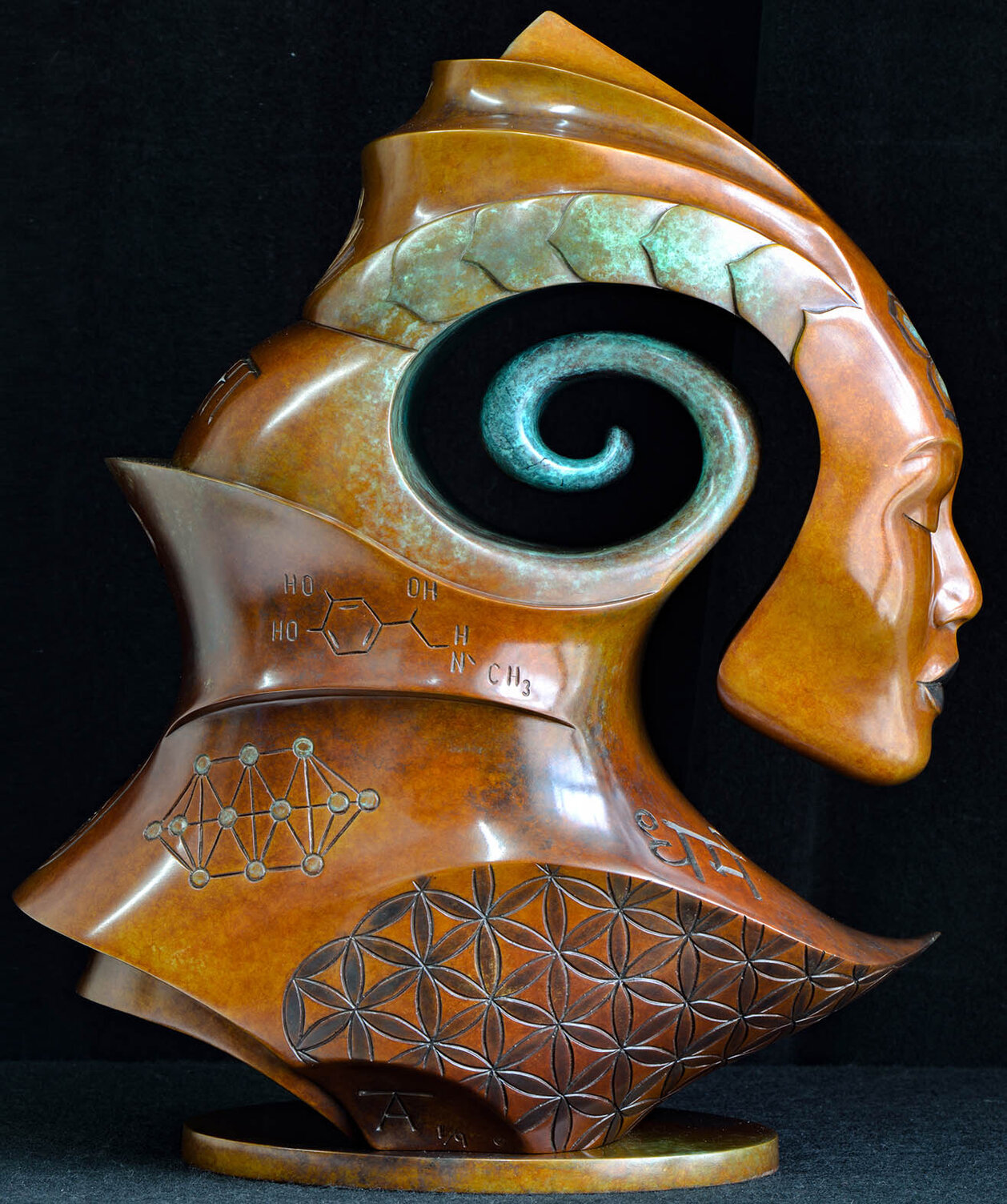 Bronze sculpture by Andrew Thomas