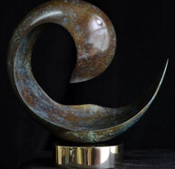 Bronze sculpture, by Andrew Thomas