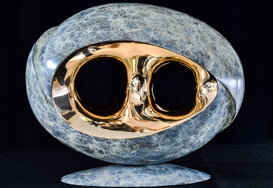 Bronze sculpture, by Andrew Thomas